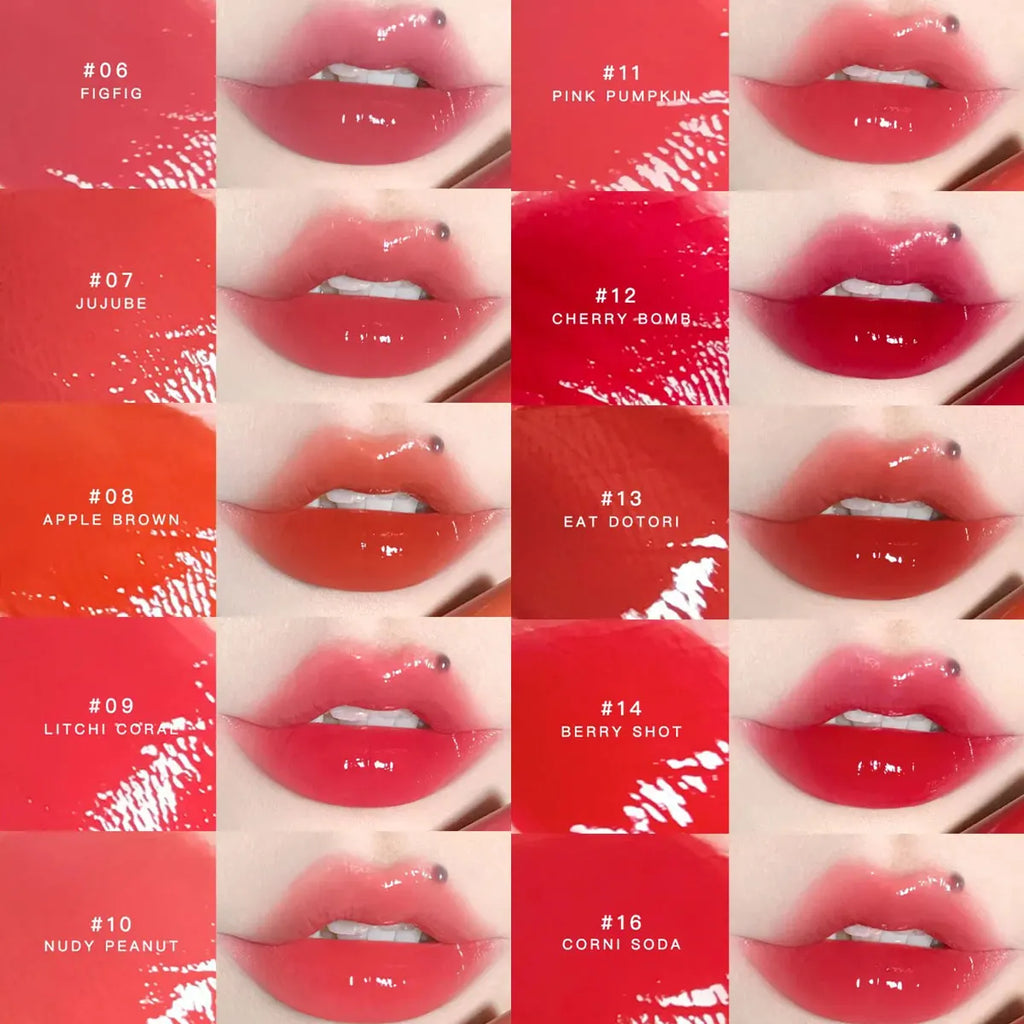 rom&nd JUICY LASTING TINT-12 Shades,Juicy Glossy Texture,Lip Glosses,Luxury Makeup,Korean Cosmetic,K-Beauty,Korean Makeup Vue