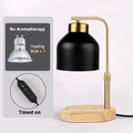 Candle Warmer Lamp with Timer and Dimmer Height and Brightness Adjustable, Black Electric Wax Warmer for Best House Warming Gift Vue TE-ST-02 US Plug