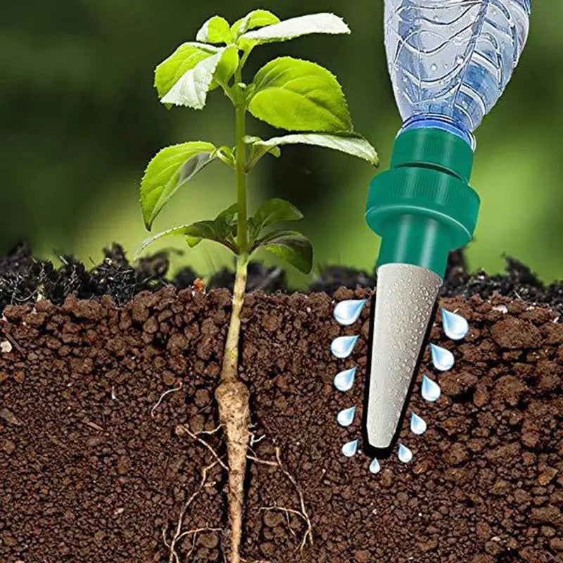 Ceramic Self-Watering Drip Stake | Automatic Plant Irrigation Drip Irrigation Stake Vue