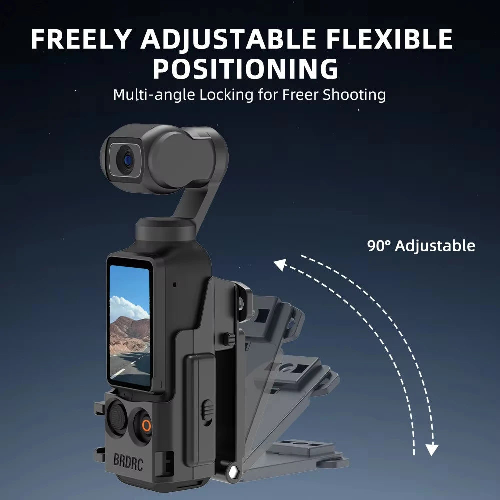 BRDRC Magnetic Mount for DJI Osmo Pocket 3,Quick Release Adapter Frame Holder,Pocket 3 Outdoor Travel Vlogging Accessories Vue