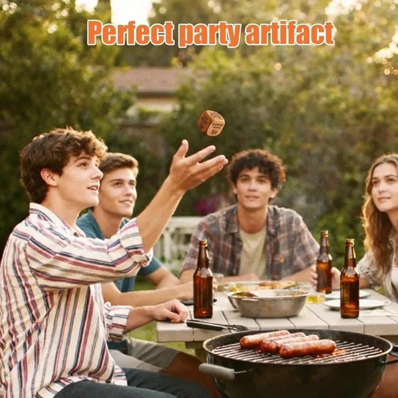 Adult Interactive Party Game with Dice - Fun Drinking Challenges for Family College Parties Birthdays - Group Entertainment Gift Vue