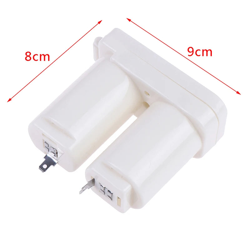 Double Battery Box for Gas Water Heater Boiler 2 Slot Battery Compartment Enhanced Power Support Safe Home Use Vue