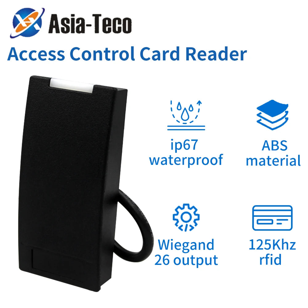 Rfid Card Reader Waterproof Proximity Card Reader With Wiegand 26 Output Slave Reader For Wiegand Input Access Controller Boards Vue
