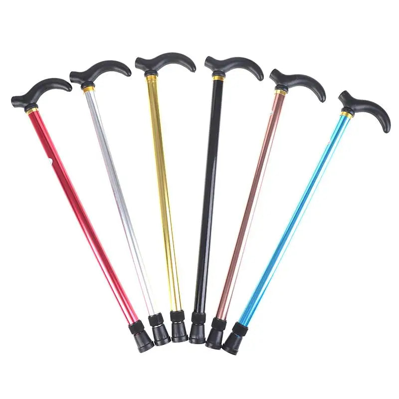 Adjustable Walking Stick 2 Section Stable Anti-skid Crutch Old Man