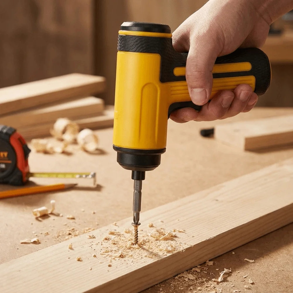 Compact Design Electric Screwdriver Drill Set Multiple Accessories Lightweight Build Portable Power Tools Steady Performance Vue
