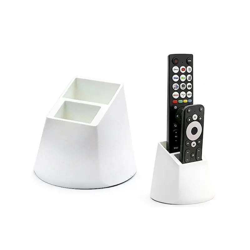 Remote Control Storage with Dual Compartment Design for Convenient Desktop Organization Vue