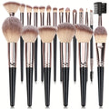 3-20Pcs Makeup Brush Set Professional Soft Fluffy Foundation Blush Powder Eyeshadow Brush Blending Portable Cosmetics BeautyTool Vue 20BK