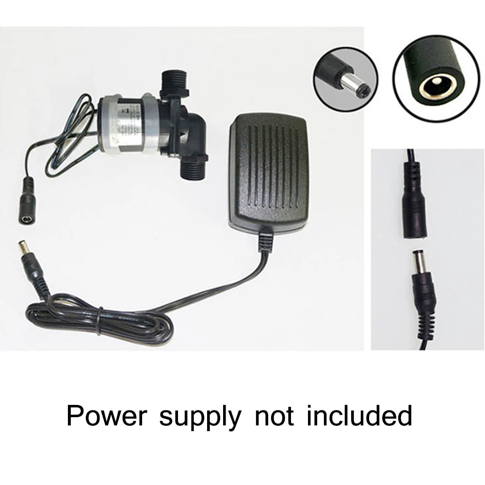DC12V/24V DC Brushless Submersible Pump Amphibious 0.8-5M/0.8-7M High Lift 700L/H 900L/H Large Flow Pump Shower Booster Pump Vue