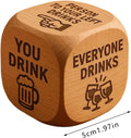 Adult Interactive Party Game with Dice - Fun Drinking Challenges for Family College Parties Birthdays - Group Entertainment Gift Vue 1pcs 5CM