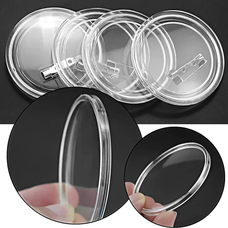 100-Set DIY Acrylic Button Pin Badge Kit with Paper Cutter DIY Badge Kit Vue 75mm