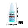 304/201/202/301 Stainless Steel Test Liquid, Rapid Metal Identification Reagent, Tableware Analysis Detection Solution 12ml Vue A