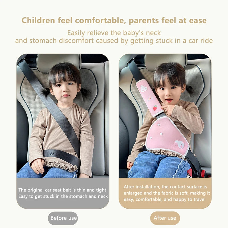 Universal Car Seat Belt Cover Adjustable Safety Belt Shoulder Pad For Adults Kids Interior Accessories Vue