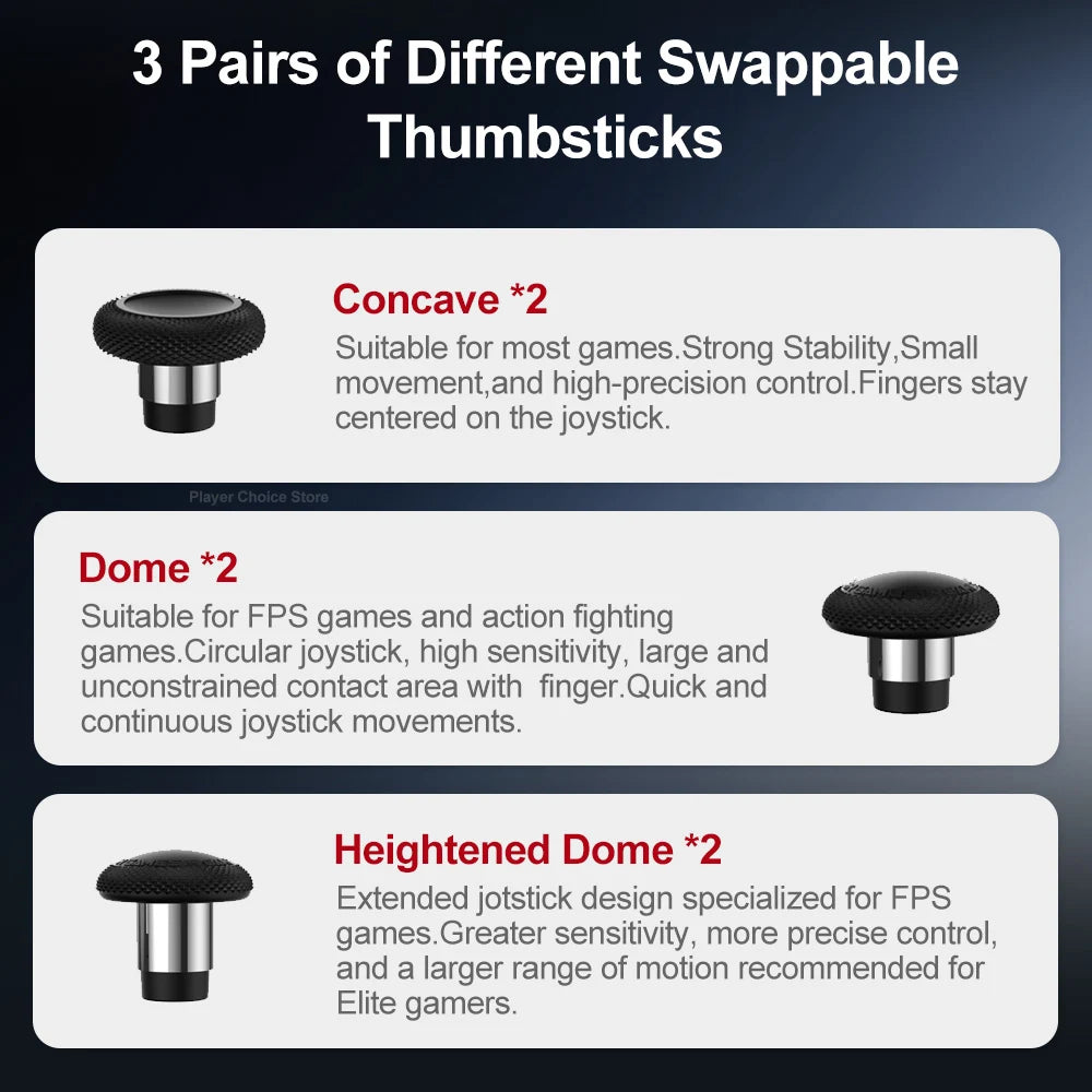 GameSir G7 Pro 8K Carrying Case for G7 Pro Wuchang ZZZ Aimlabs Champion Edition with 3 Pairs Swappable Thumbsticks Handy Bag Vue