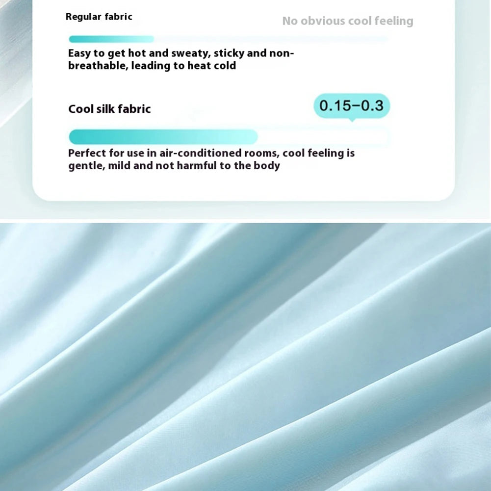 Ice Silk Cooling Blanket – Lightweight Summer Comforter Twin/King Cooling Blanket Vue