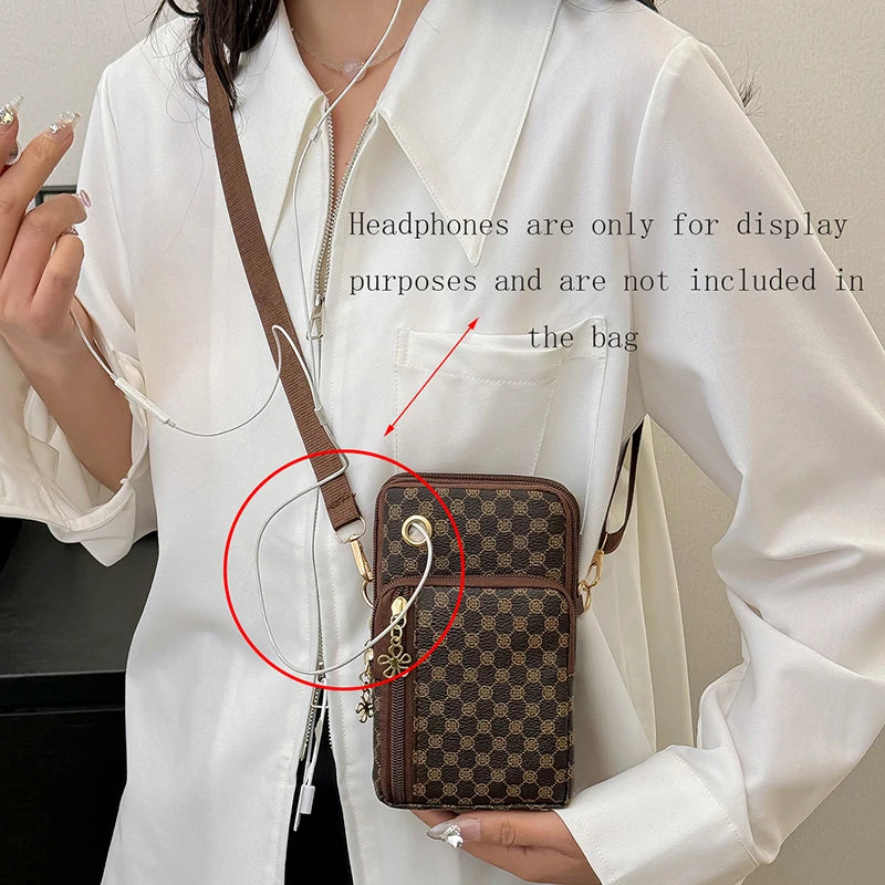 Men's Women's Mini Crossbody Phone Bags Versatile Fashionable Casual