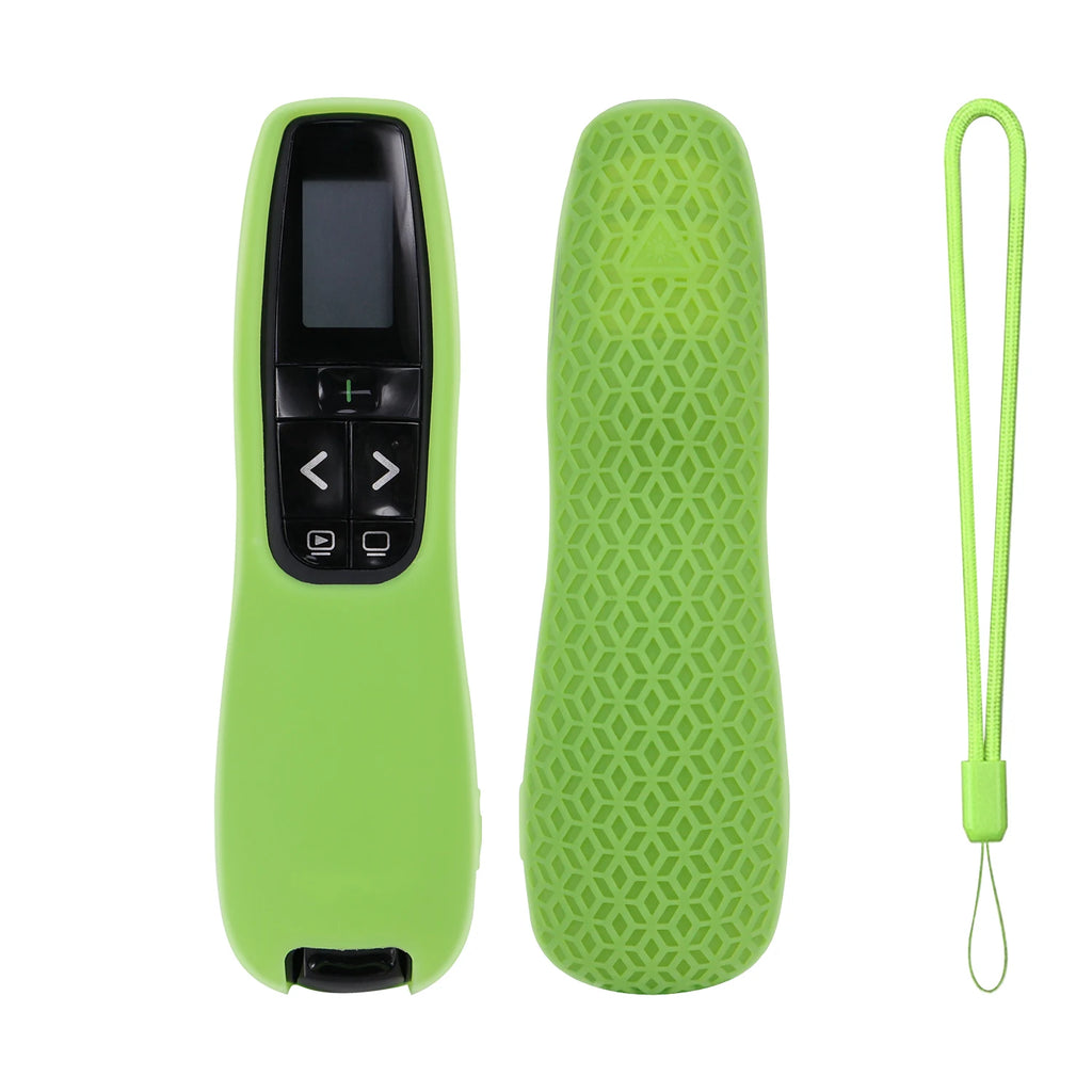 Soft Silicone Cover Protective Case Compatible with for Logitech Wireless Presenter R800 Silicone Remote Controller Cases Vue
