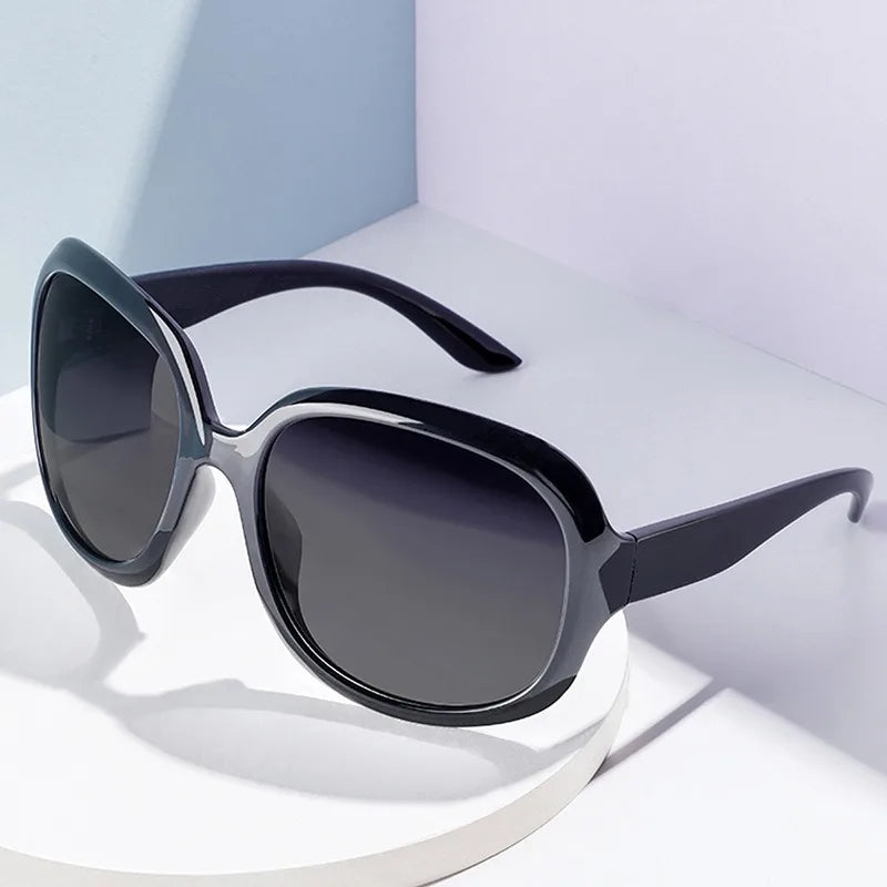 Oversized UV400 Sunglasses – Vintage Oval Shades Women & Men Oversized Sunglasses Vue
