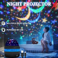 RGB Starry Sky Projector Lamp USB Plug Play Colorful Aurora Night Light For Gaming Room Home Theater Wall Decor Vue Starry Sky