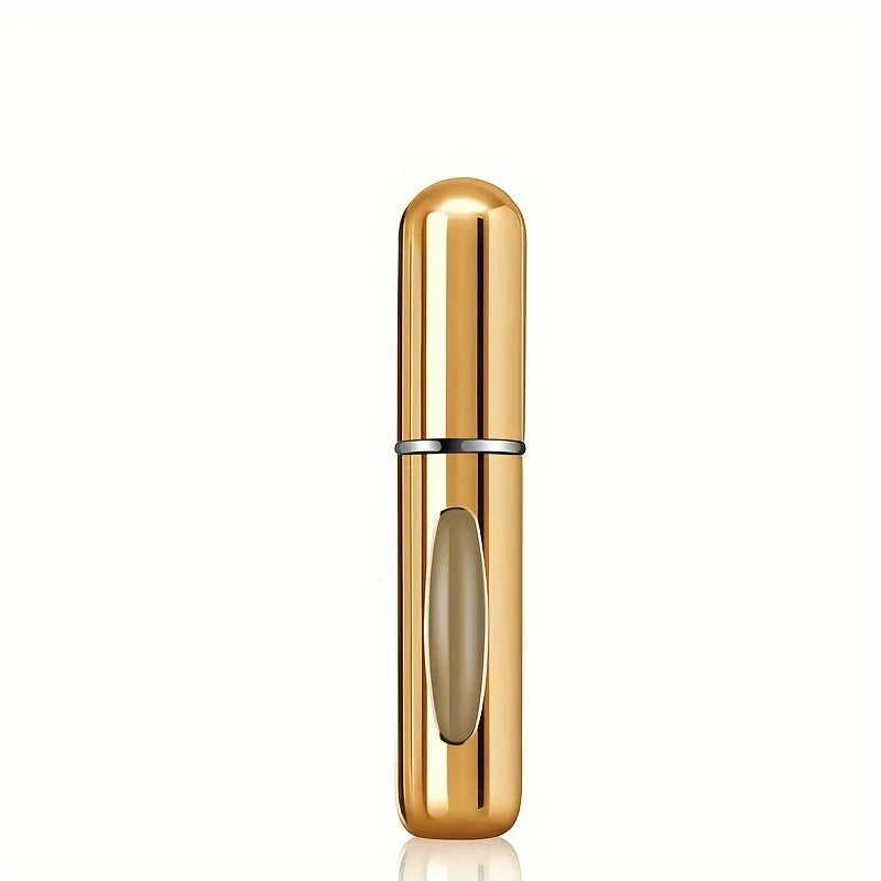 1/4Pc 5ml Perfume Atomizer Portable Liquid Container For Cosmetics Traveling Nalsyao Mini Aluminum Spray Empty Refillable Bottle Vue A95-1pcs Golden 5ml