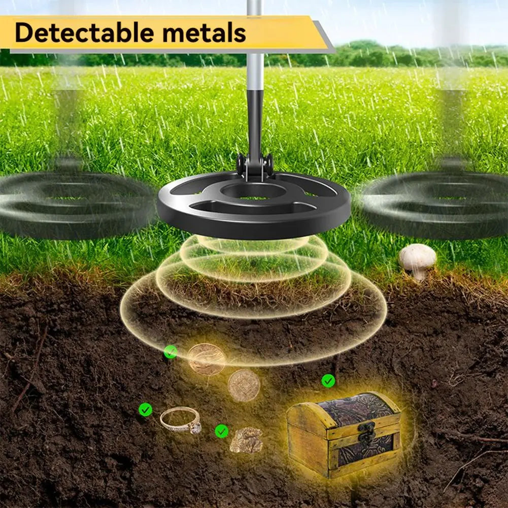 ABKW-Kids Beach Toys Hand Held Scientific Metal Detector Underground Treasure Hunter School Experiment Vue
