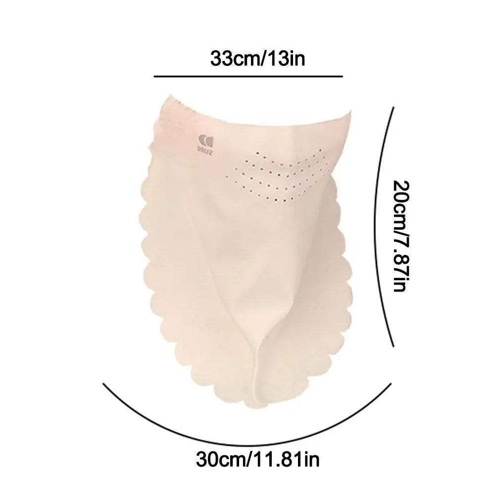 UPF50+ Sun Protection Mask Breathable Dustproof Sunshade Face Neck