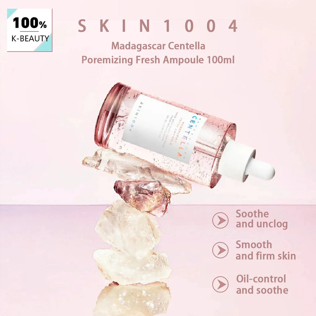SKIN1004 Madagascar Centella Poremizing Fresh Ampoule,Oil-Balancing,Non-Sticky,Pore-Appearance Care,K-Beauty,Korean Makeup Vue