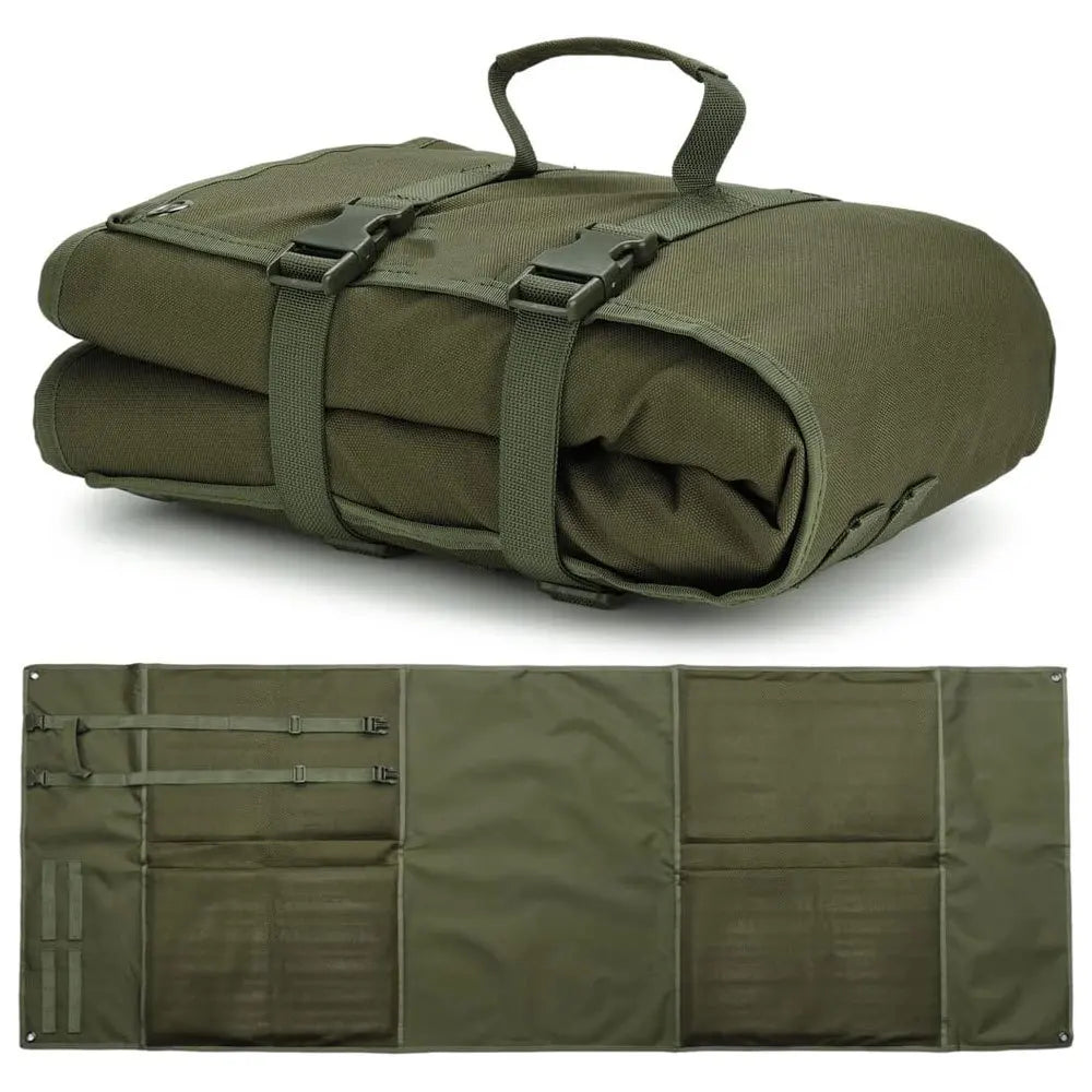 Tactical Shooting Mat Training Camping Picnic Mat Moisture-proof Thickened Nylon Waterproof Beach Grass Mat Vue green