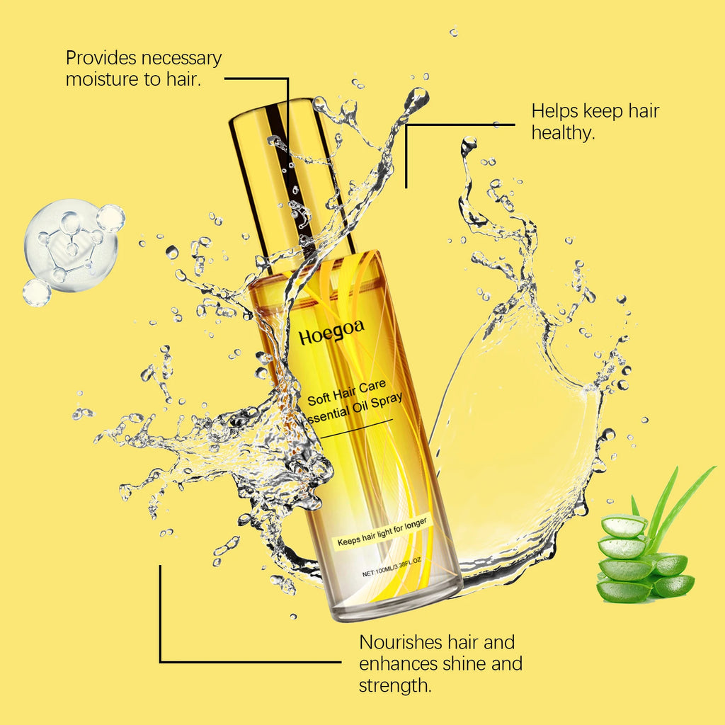 Calendula Hair Oil Spray: Nourishing Hair Oil Spray for Hair Shine, Care & Smoothing Hair Strands Vue