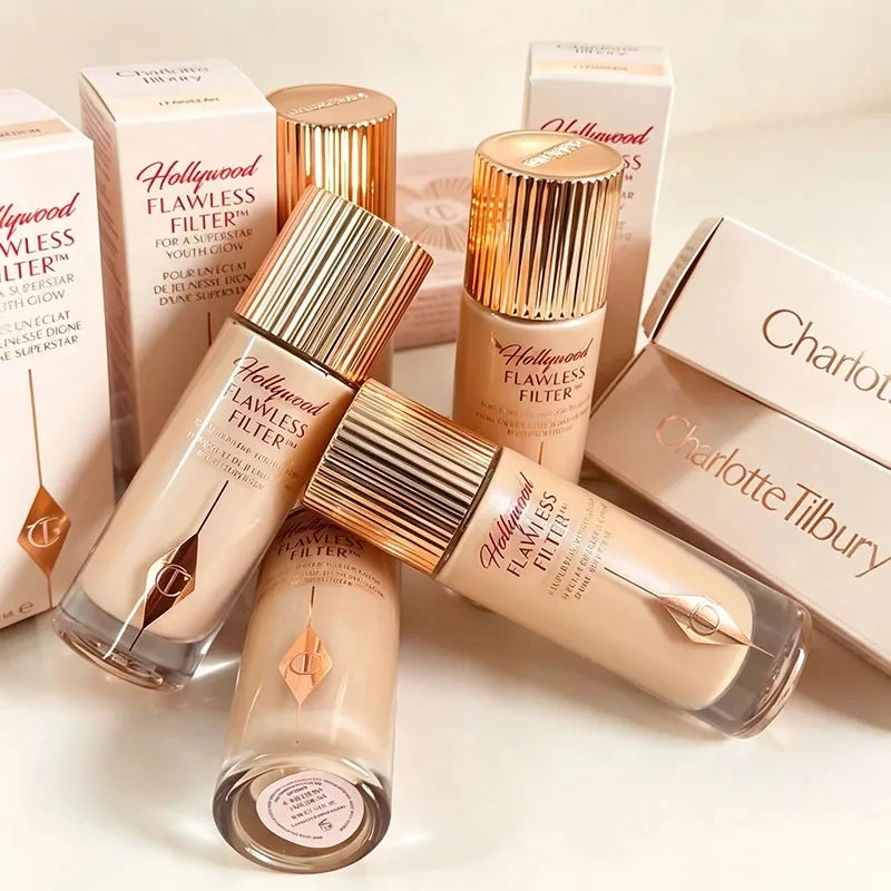 Charlotte Oil Control Styling Powder Matte Waterproof Liquid Foundation Concealer Airbrush Flawless Finish Powder Tilbury Makeup Vue