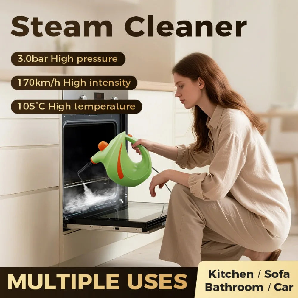 Pressurized Handheld 700ML Steam Cleaner Home Portable Multi-purpose High Pressure Deep Multi-surface Cleaning Steamer Machine Vue