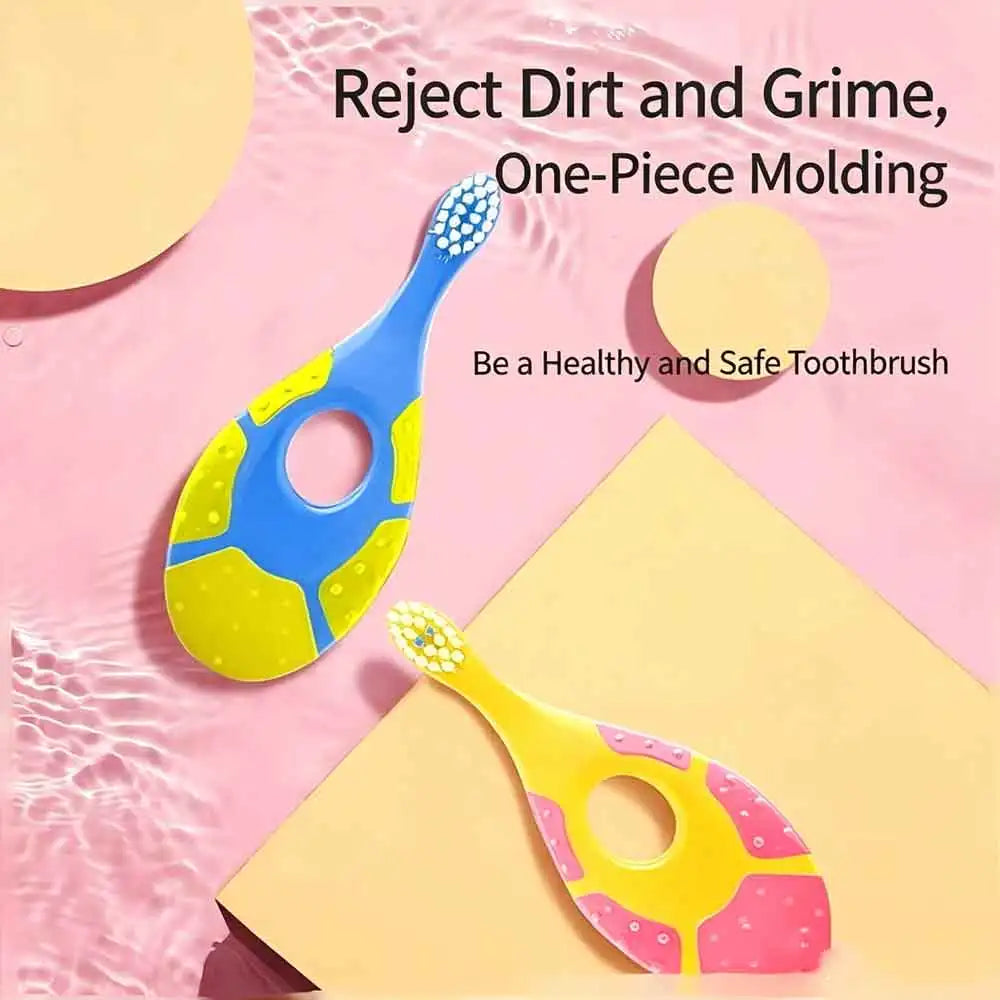 vvocci 2PCS Deciduous Teeth Toothbrush Kids Toothbrush Children With Soft Bristles BPA-Free Toddler Toothbrush Training Vue
