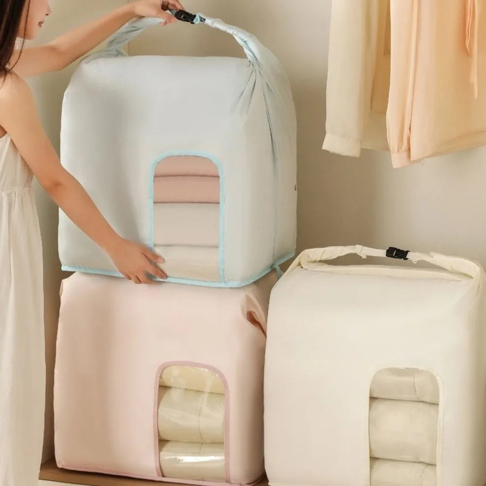 Large Capacity Compression Clothes Storage Bag Folding Moisture-proof Duvet Storage Bag Ultra Space Saving Dust-proof Vue