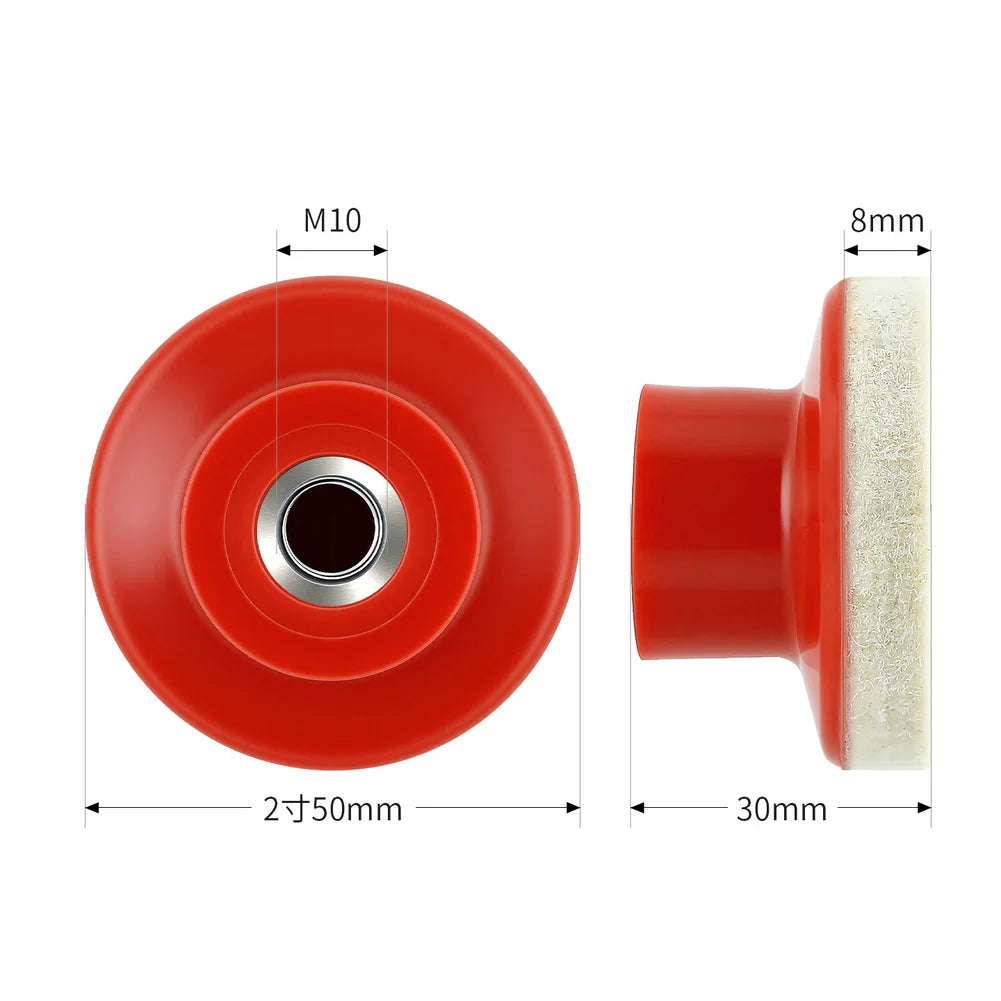 50mm Wool Felt Polishing Pad | 10mm Angle Grinder Thread Wool Polishing Pad Vue