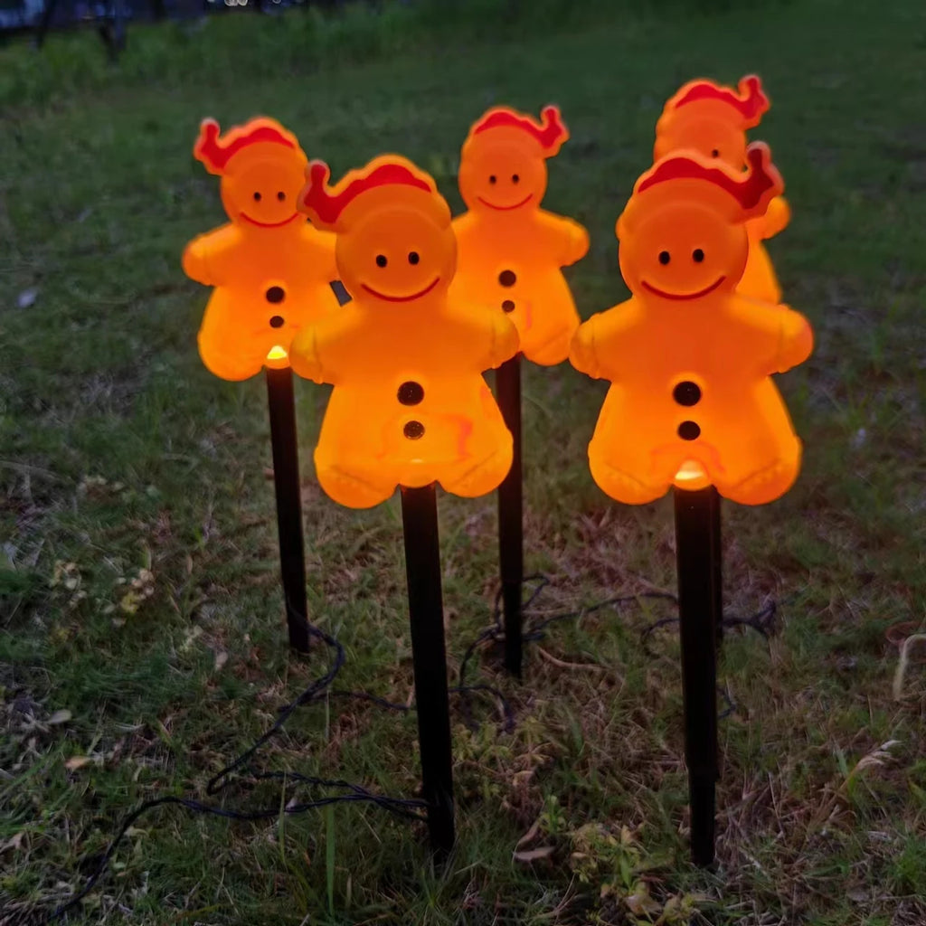 Christmas Solar Lawn Lights Outdoor Lights Waterproof Battery Garden Lawn Lights Home Decorations LED Holiday Lights Jardin 614 Vue