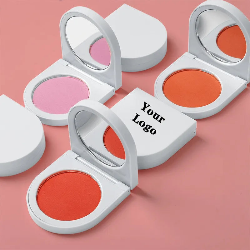 Makeup Blush Custom Logo Nourishing Facial Cheek Contour Peach Blusher Palette Women Matte Pressed Powder Cosmetics Bulk 5pcs Vue