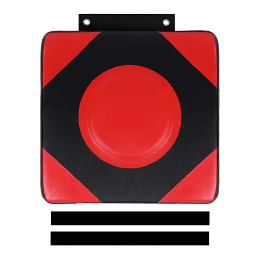 Faux Leather Boxing Target Adult Children Fitness Wall Target Taekwondo Training Sandbags Fighter Martial Arts Fitness Vue Red