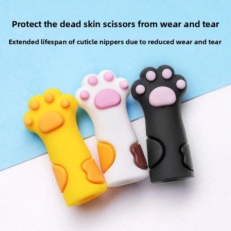 1Pcs Nipper Cover Protective Sleeve for Nail Cuticle Scissors Manicure Pedicure Tools Dead Skin Tweezers Cap Mini Scissors Case Vue