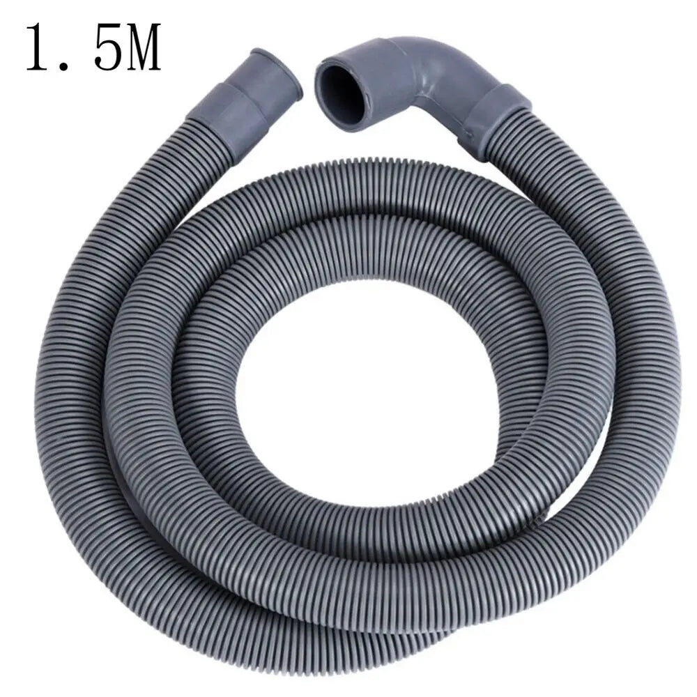 Universal Washing Machine Dishwasher Drain Hose Extension Outlet Pipe Vue 1.5M