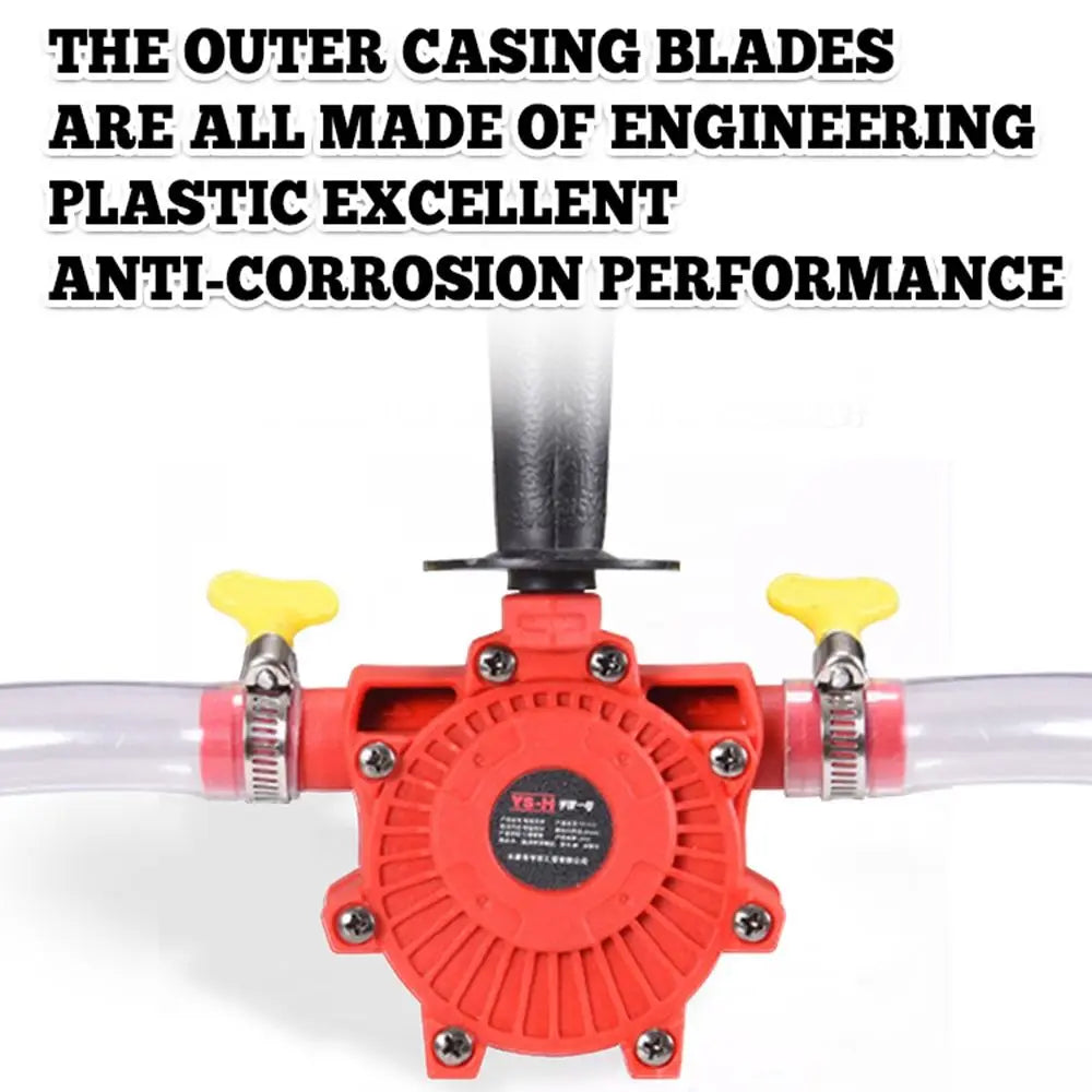 Small Electric Drill Drive Pump Round Shank Self-priming Liquid Transfer Pump Portable High Quality Household Water Pump Vue