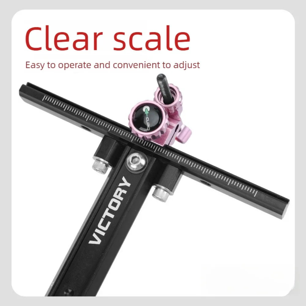 Metal T-Aiming Reflex Bow Aluminum Alloy Bow and Arrow Archery Accessories Competitive Competition Outdoor Training Accessories Vue