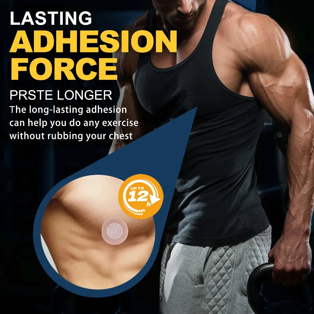 60Pcs Men Nipple Covers Anti Chafing Running Nipple Patches Breathable Invisible Sports Nipple Guards Marathon Adhesive Bandages Vue