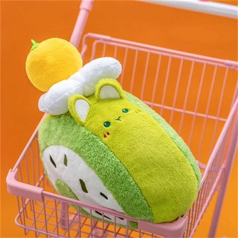 Cake Roll Pillow Soft Fluffy Cushion With Cute Animal Dessert Prints For Kids And Teens Bedroom Sofa Party Decor Cozy Gift Vue