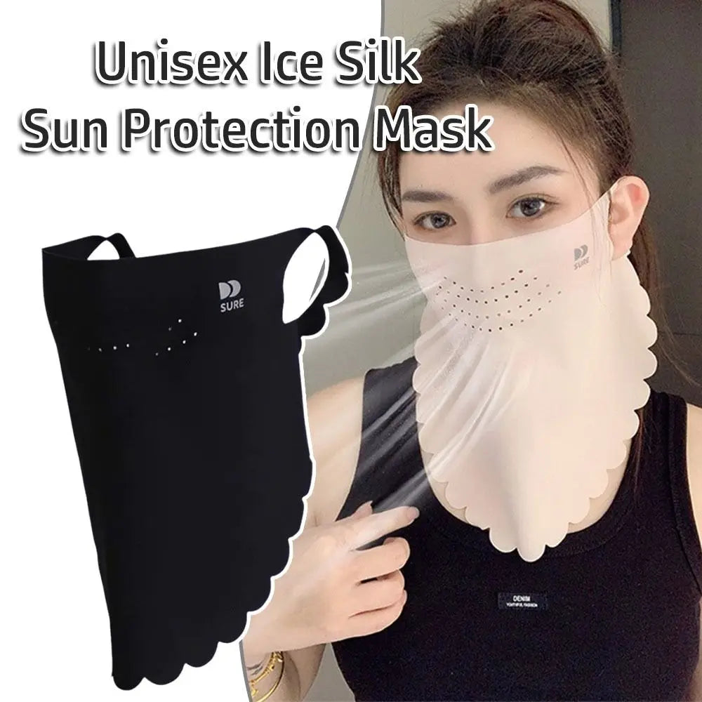 UPF50+ Sun Protection Mask Breathable Dustproof Sunshade Face Neck