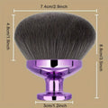 Extra Large Body Makeup Brush For Self Tanner Blend Blur Body Kabuki Make Brushes Tanning Brush for Self Tan with Soft Bristles Vue Purple