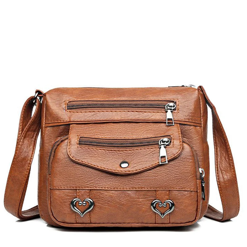 Neutral Rectangular Bag Men Women Crossbody Large Capacity Casual