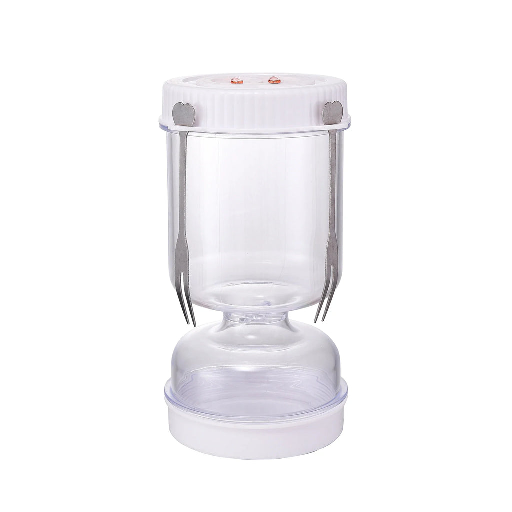 Pickles Jar with Lids Strainer Olives Hourglass Jug Food Storage Kimchi Container Jalapenos Fermentation Kitchen Separator Vue A