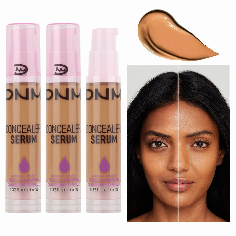 8Colors Liquid Concealer High Covering Moisturizing Oil Control Foundation Invisible Pores Dark Circles Freckle Face Makeup Vue 08 SAND