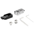 Hot-Mini Quick Release Plate Kit Q Lock Quick Install Kit 1/4 Screw ARRI Locating Pins For Monitor Light Vue Titanium Black