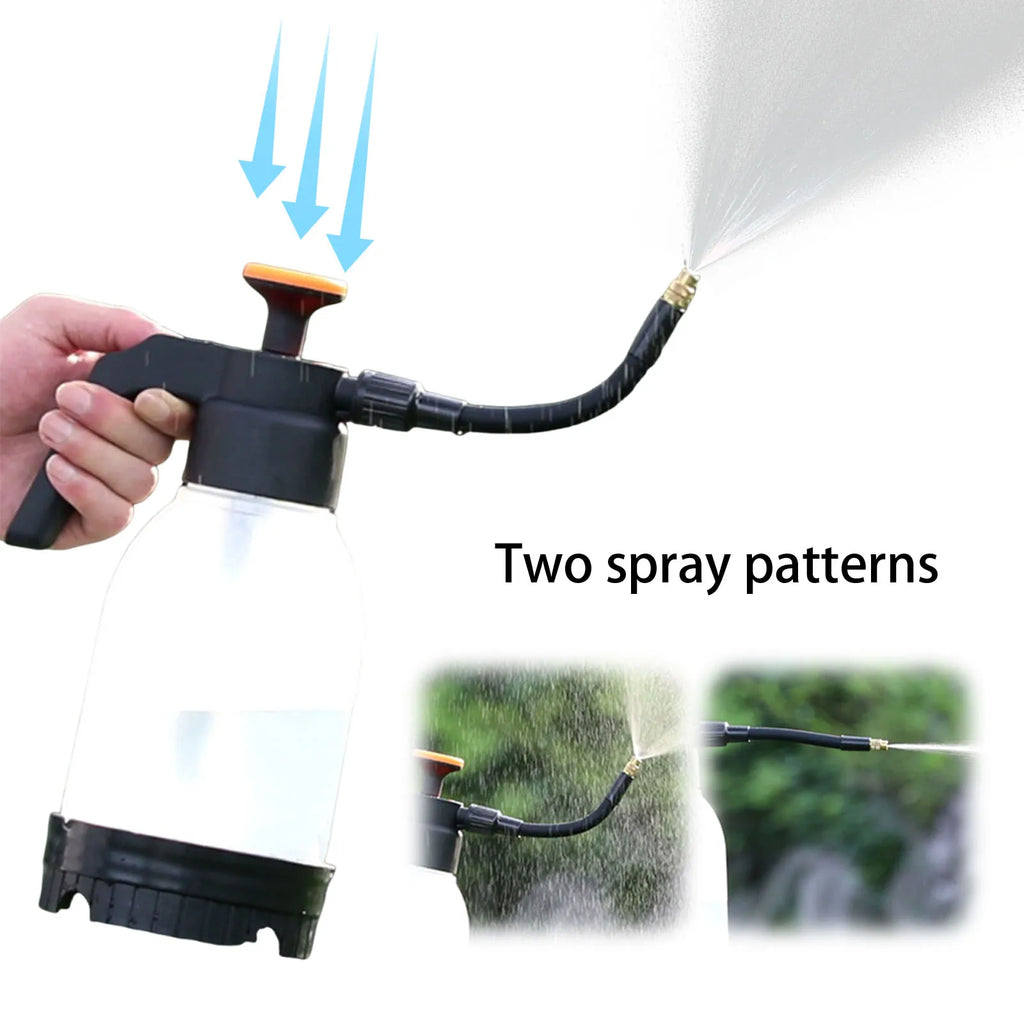 1.2L Garden Flower Spraying Equipment Hand Held Multi Functional Watering Can for Indoor Plants Car Cleaning and Household Use Vue