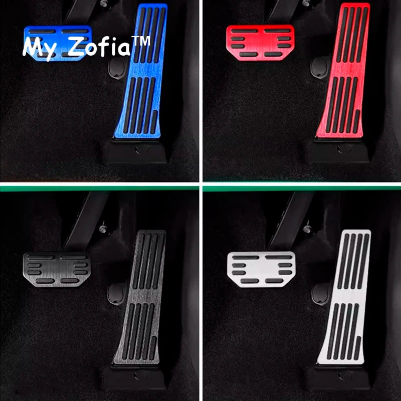 For Leapmotor C10 2024 2025 Car Accelerator Brake Pedals Cover Aluminum Alloy Non Slip Pads Pedal Cover Accessories Vue